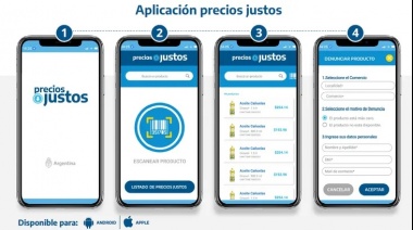 Hoy anuncian Precios Justos: 1.500 productos con una App para controlar