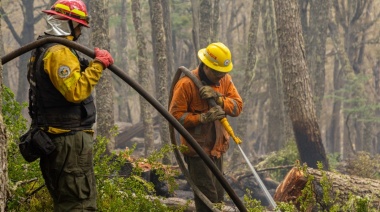 Brigadistas nacionales se sumarán a las tareas contra el incendio en la reserva provincial "Corazón de la Isla"