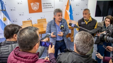 Nación refuerza el operativo en Tolhuin para combatir los incendios forestales