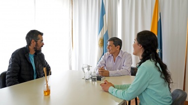 Pino recibió a ciclistas que unieron Alaska con Ushuaia