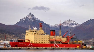 El rompehielos Irizar ya está en viaje de la última etapa de la Campaña Antártica