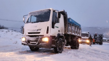 La Municipalidad trabaja en las calles y circuitos con todos los equipos viales y cuadrillas