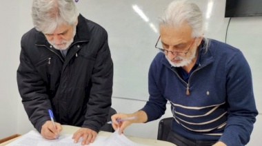 Daniel Fernández y Filmus firmaron un plan de colaboración científica y académica