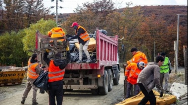 Se realizó una jornada de limpieza en el Valle de Andorra