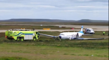 El avión de Mirgor que iba a unir TDF con la Antártida se despistó en Río Grande