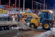Más de 150 trabajadores municipales de Ushuaia se dedicaron a las tareas de despeje de nieve