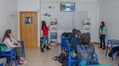 El  programa ambiental municipal  “De la escuela a la ciudad” visitó el Colegio del Sur