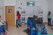 El programa ambiental municipal “De la escuela a la ciudad” visitó el Colegio del Sur