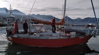 Desestiman la causa del velero que embistió a una ballena en el Canal Beagle