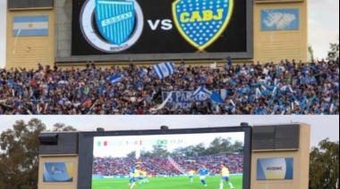 Cancillería pidió el restablecimiento de los símbolos de Malvinas en el estadio de Mendoza