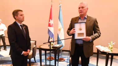 La Provincia reconoció a Cuba por su incondicional apoyo a la Cuestión Malvinas