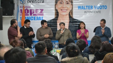 Pino reafirmó su apoyo a los candidatos de la UP