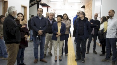 Delegación de la CAF recorrió el nuevo edificio del Campus UNTDF de Ushuaia
