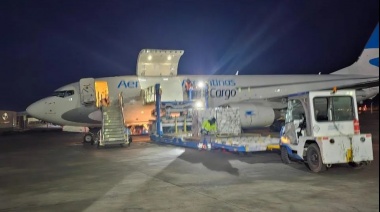 Se inició puente aéreo para el tránsito de productos chilenos desde la Provincia