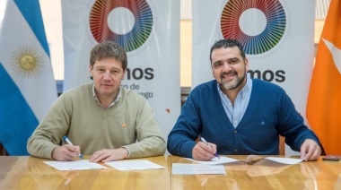 Vuoto y Melella firmaron un convenio de colaboración para potenciar el espacio del skate park