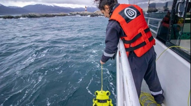 Una tormenta en el Canal Beagle impidió llegar hasta los restos del Monte Cervantes
