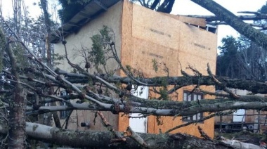 La Municipalidad asistió a las familias que fueron afectadas por el temporal del fin de semana