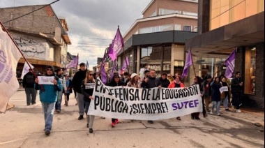 Jueves 17 de octubre: El SUTEF adhiere al paro nacional y reclama a Melella la reapertura de las paritarias