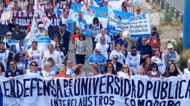 Chubut, Santa Cruz y Tierra del Fuego unidas en la marcha universitaria de la Patagonia sur