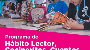 Se abren inscripciones para el programa “Hábito lector: cocineritos, cuentos y relatos”