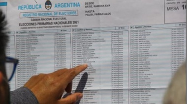 Ya se puede consultar el padrón con los lugares de votación