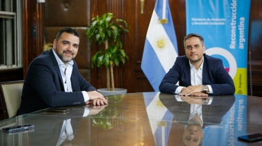 Vuoto y Cabandié avanzaron en el proyecto del Centro Ambiental de Ushuaia