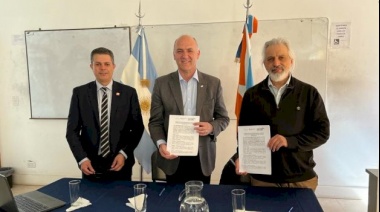 La UNTDF y Cancillería firmaron un acuerdo potenciar el abordaje del tema Malvinas, Antártida y Atlántico Sur