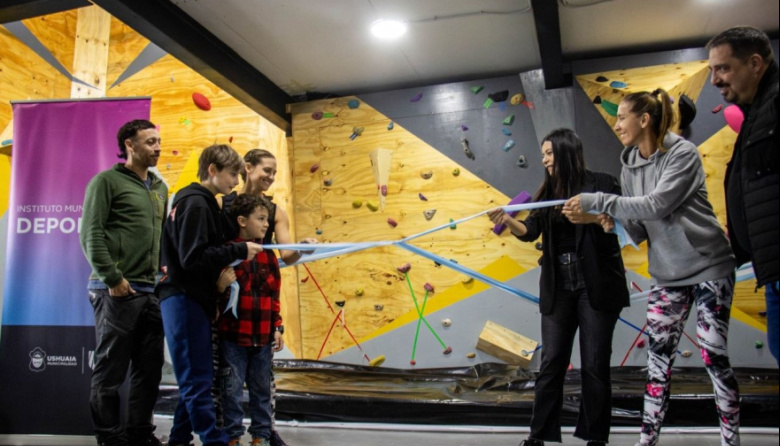 Ushuaia inauguró su primera palestra municipal en el Cochocho Vargas