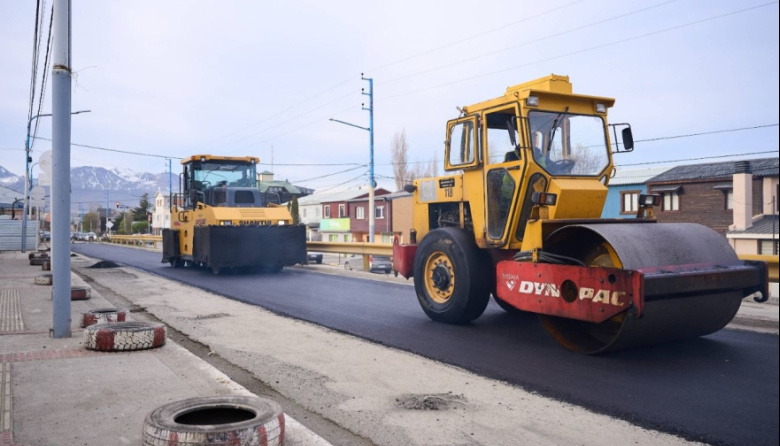 Repavimentaron más de 400 metros de la calle Magallanes