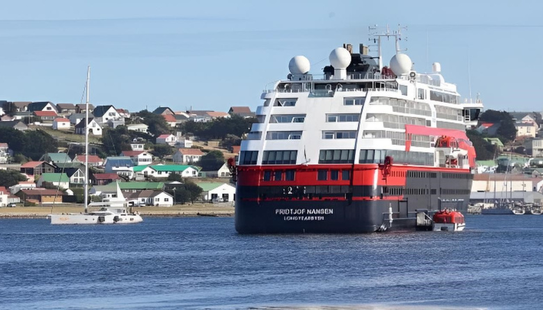 La temporada de cruceros 2025/26 les dejó a los usurpadores de Malvinas u$s 6.72 millones