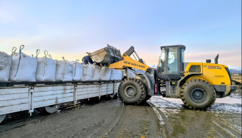 Ushuaia refuerza el Operativo Invierno con trabajos de despeje y mantenimiento vial