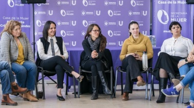 Elizabeth Gómez Alcorta visitó la Casa de la Mujer