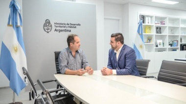 Vuoto se reunió con el Ministro de Desarrollo Territorial y Hábitat de Nación