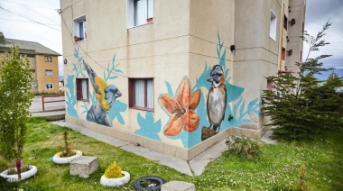 Se pintaron 4 nuevos murales en Ushuaia