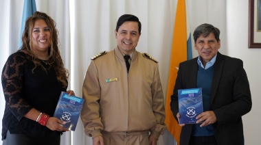 Pino recibió a la nueva autoridad de la Prefectura Naval