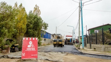 Comenzaron los trabajos de pavimentación en el barrio de gendarmería en las 640 viviendas