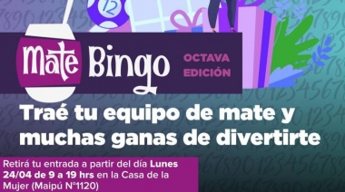 La Municipalidad de Ushuaia realizará un nuevo mate bingo en homenaje a las mujeres