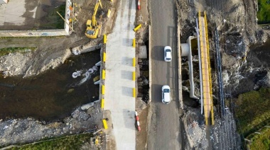 Se habilitó el nuevo puente sobre el arroyo Grande