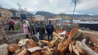 Se continúa asistiendo a damnificados por el temporal de viento del sábado