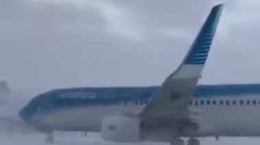 El temporal de nieve dejó varados a 550 pasajeros en Ushuaia