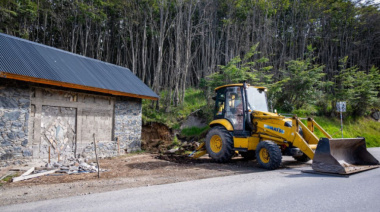 El Municipio avanza en una obra clave para jerarquizar el ingreso terrestre a Ushuaia