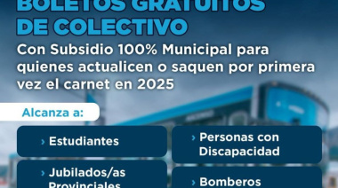 Desde el 2 de marzo se podrá gestionar el boleto estudiantil gratuito en Ushuaia