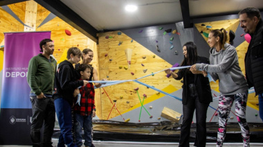 Ushuaia inauguró su primera palestra municipal en el Cochocho Vargas