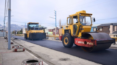 Repavimentaron más de 400 metros de la calle Magallanes