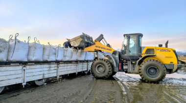 Ushuaia refuerza el Operativo Invierno con trabajos de despeje y mantenimiento vial