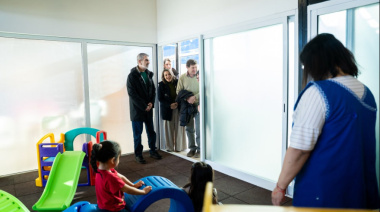 Melella recorrió las instalaciones del nuevo Centro de Desarrollo Infantil del barrio Kaupén