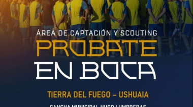 Boca Juniors realizará pruebas de jugadores juveniles en Ushuaia