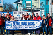 Cristina López fue recibida por los trabajadores de Vialidad Nacional