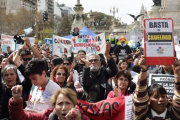 La Policía reprimió durante la movilización de jubilados y personas con discapacidad