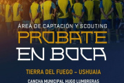 Boca Juniors realizará pruebas de jugadores juveniles en Ushuaia